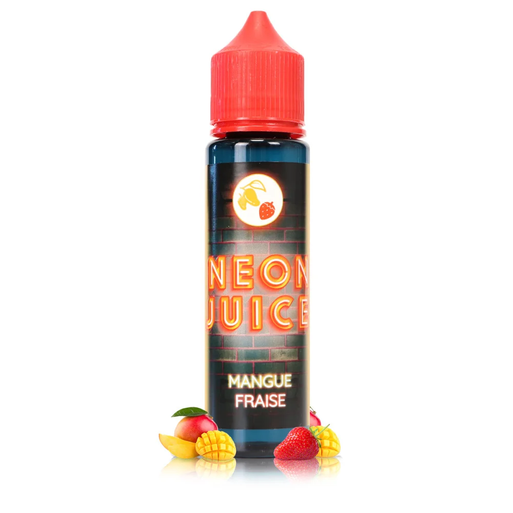 Néon Juice - Mangue Fraise 50ml 0mg - Biarritz Lab